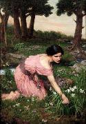 John William Waterhouse Spring Spreads One Green Lap of Flowers USA oil painting artist